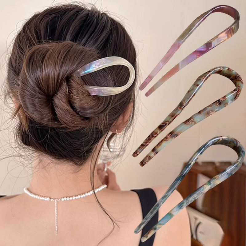 U-vormige haarstokjes Acetaat  - Women Fashion Hub recensie en prijs