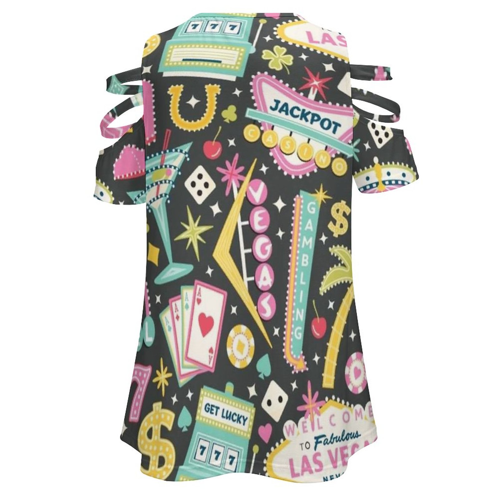Viva Las Vegas Dames T-shirt Z - Women Fashion Vector recensie en prijs