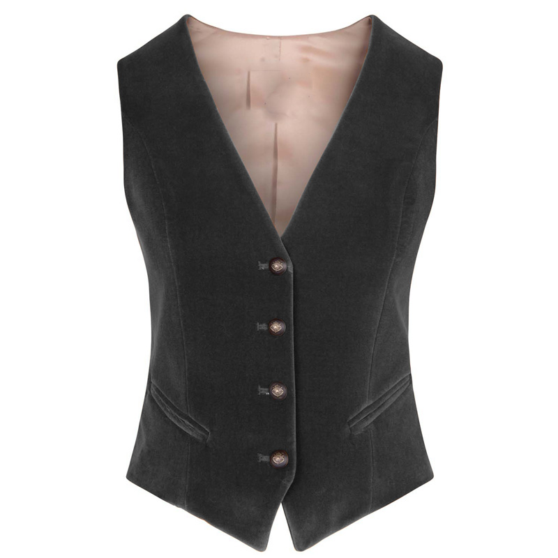 Dames fluwelen vest V-hals 4 k - Velvet Blazer Women recensie en prijs