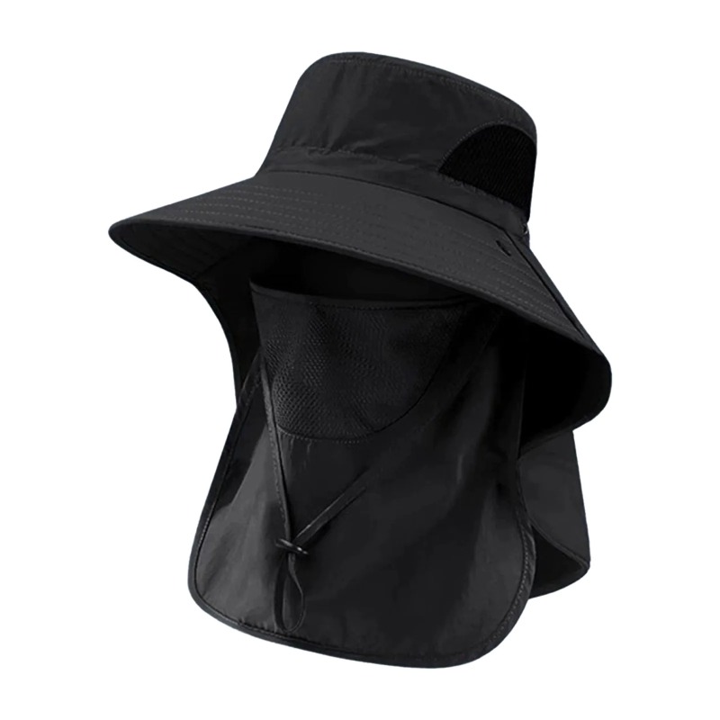 Polyester zonvishoed met nekbe - Bucket Hat Women recensie en prijs