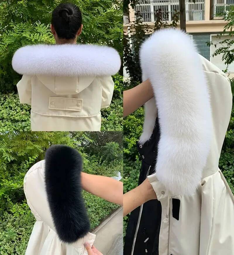 100% Natuurlijke Bontkraag Win - Women'S Fashion Long Coat recensie en prijs