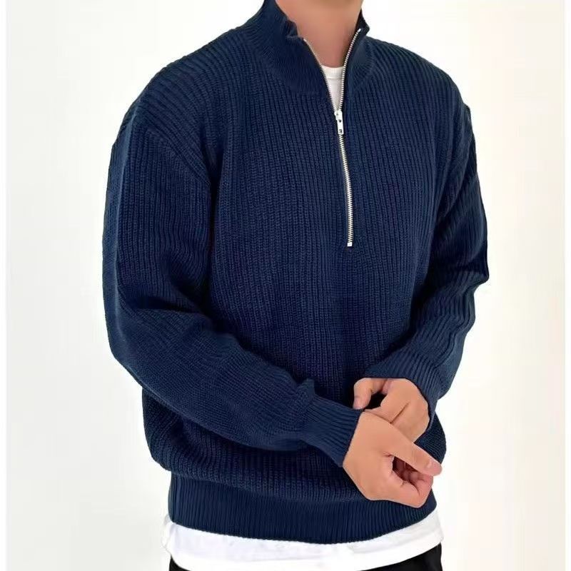 Herfst- en wintergebreide here - Ribbed Knit Sweater recensie en prijs