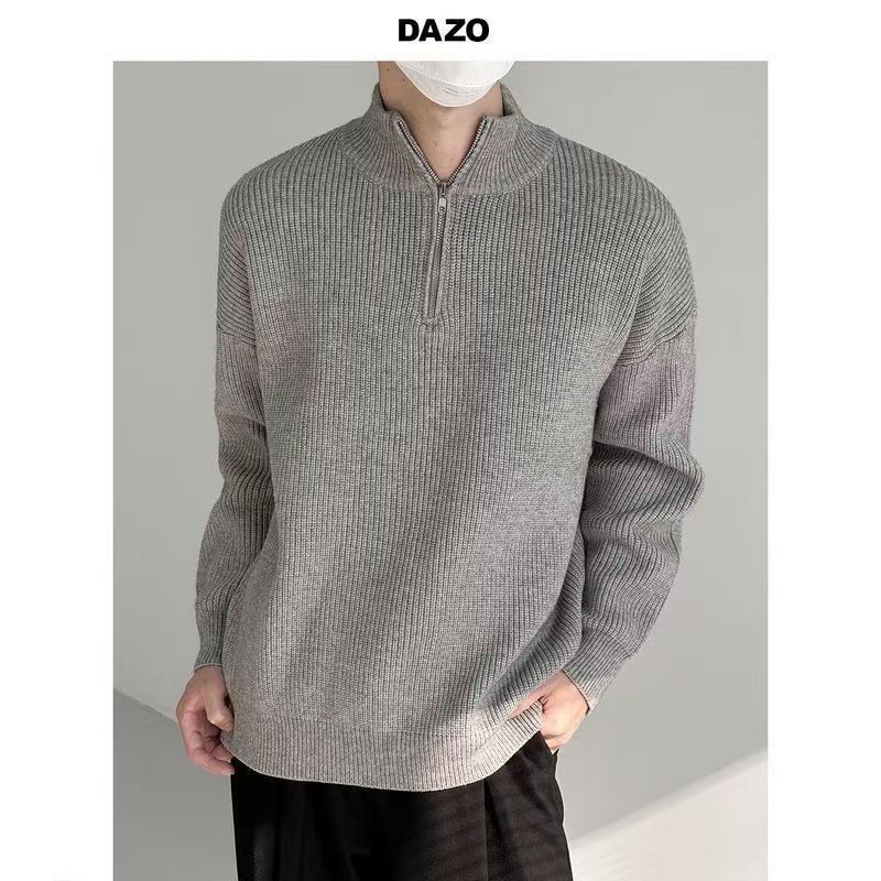 Herfst- en wintergebreide here - Ribbed Knit Sweater recensie en prijs