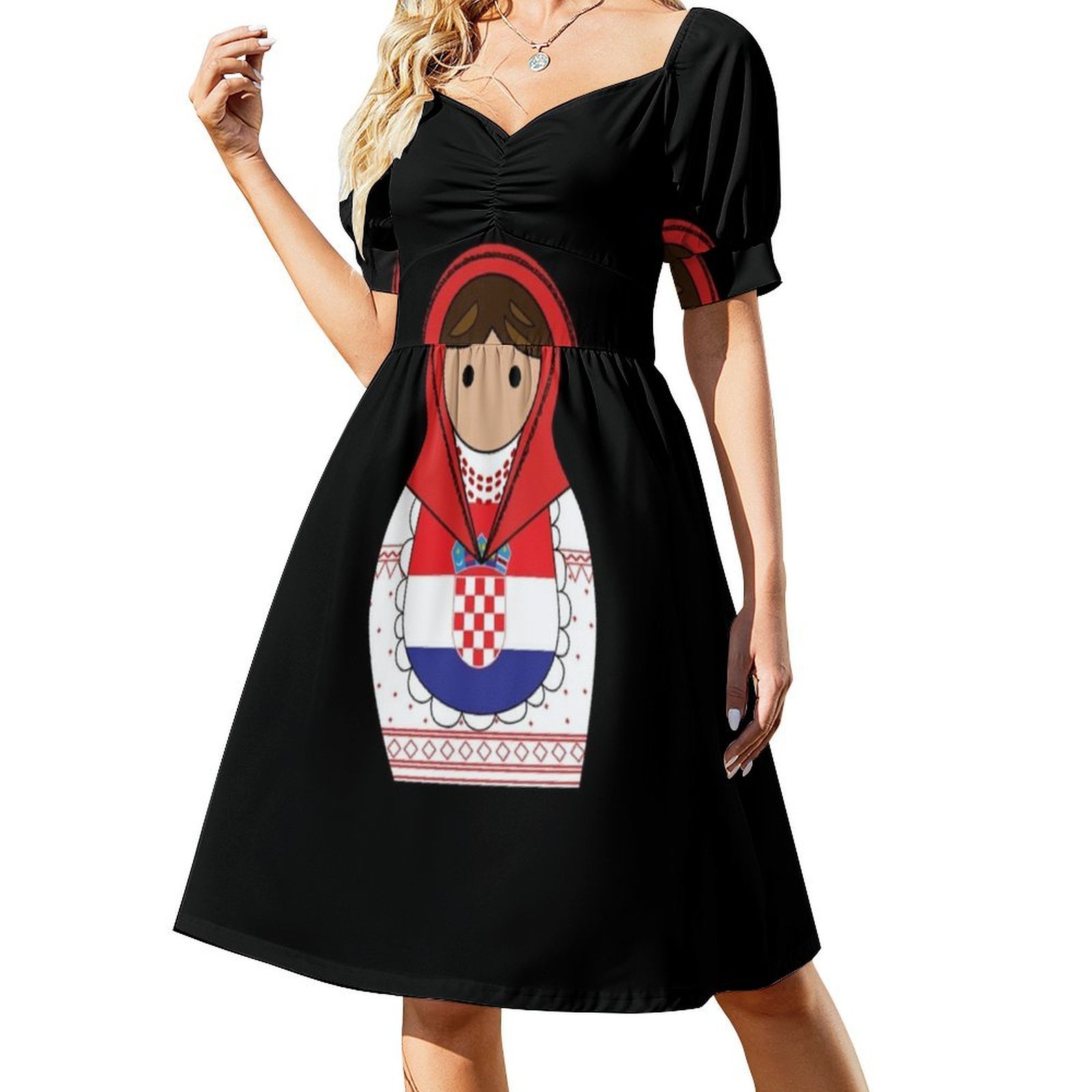 Kroatië Matroska Sticker Bloem - Smocked Dress Women recensie en prijs