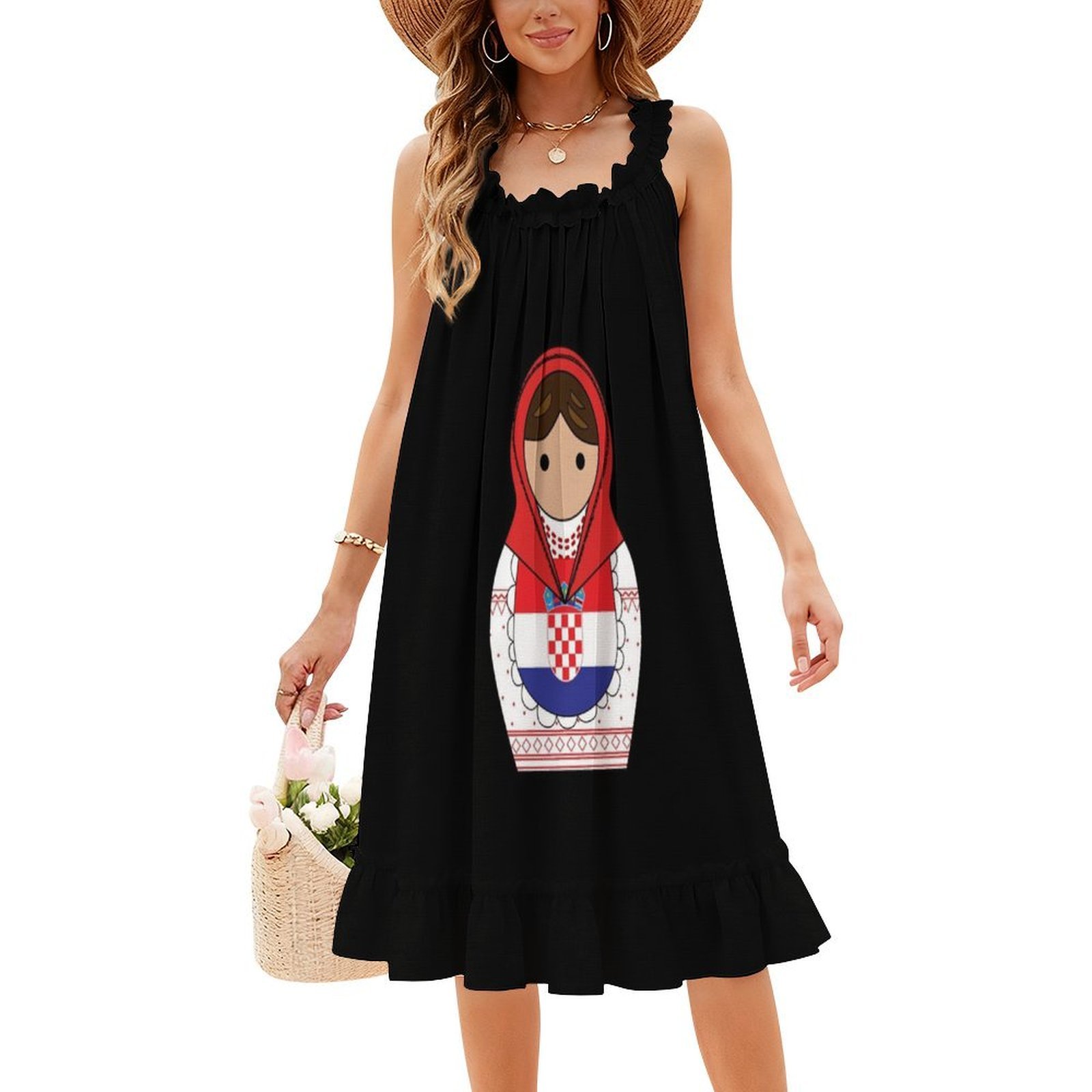 Kroatië Matroska Sticker Bloem - Smocked Dress Women recensie en prijs